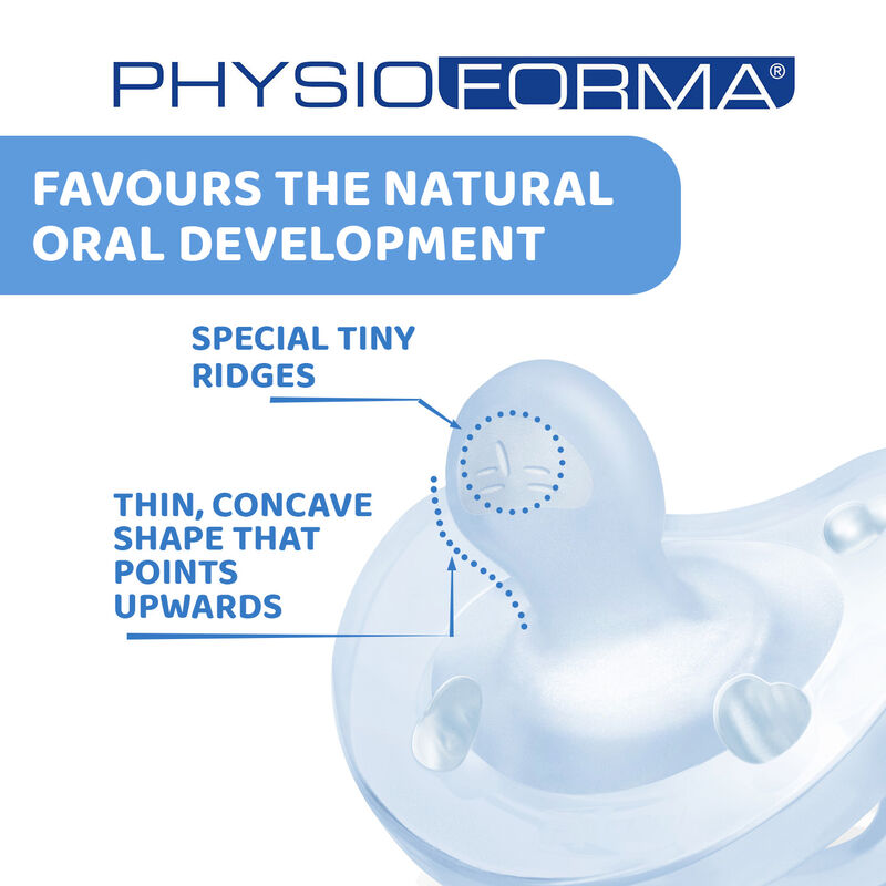 PhysioForma Soother Soft Blue (2-6 Months) (2 Pcs) image number 2